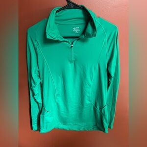 Champion Long Sleeve Half Zip Workout Top M